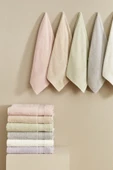 Soft Touch %100 Pamuk 70x140 cm Havlu Lila - 7