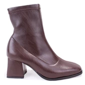 Dagoster DZA07-1277101 Kahve Klasik Topuklu Kadın Bot thumbnail 2