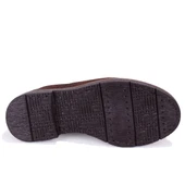 Dagoster DZA07-1236028 Kahve Süet Günlük Düz Topuk Deri Kadın Bot - 4