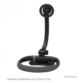 C156 Boyun Askılı Telefon Tutucu Eller Serbest Kullanım Film Oyun ve  Online Ders - 2