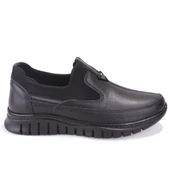 Dagoster DZA07-122044654 Siyah Ortopedik Günlük  Deri Kadın Ayakkabı thumbnail 2