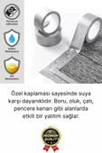 5 Adet Ekstra Güçlü Dayanıklı Su Geçirmez Sızdırmaz Yalıtım İzolasyon Gri Tamir Bandı 10 Mt 48 Mm thumbnail 2