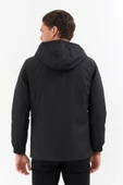 Erkek Siyah Outdoor Su İtici Kapüşonlu Kaban – Rüzgar Geçirmez, Hafif ve Dayanıklı thumbnail 6