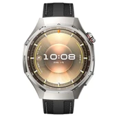 Sneezy Huawei Watch GT6 Pro 46mm ile Uyumlu Metal Tokalı Dikiş Detaylı Şık Dokuma Silikon Kordon  Siyah thumbnail 3