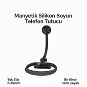 C156 Boyun Askılı Telefon Tutucu Eller Serbest Kullanım Film Oyun ve  Online Ders - 1