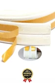 Güçlü Kendinden Yapışkanlı Kapı Pencere Soğuk Hava Geçirmez Yalıtım İzolasyon Beyaz Fitil 4 Metre thumbnail 6