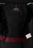 Erkek Yeşil Pamuk Polyester Karışımlı Kürklü Çıkartılabilir Kapüşonlu Mont&Kaban - 4