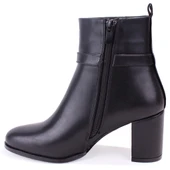 Dagoster DZA07-7251759 Siyah Klasik Topuklu Kadın Bot - 3