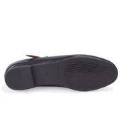 Dagoster DZA07-108526452 Siyah Günlük Babet Kadın Ayakkabı - 4