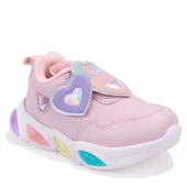 Vicco Lovely 346P25K234 Pudra Ortopedik Işıklı Kız Çocuk Spor Ayakkabı - 1