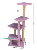 Nursoft Premium Tırmalama Tahtası Çok Katlı Uzun Büyük Boy Kedi Koltuk Tırmalama Koruyucu thumbnail 4