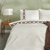 Karaca Home Julia Nevresim Battaniye Takımıı Mürdüm thumbnail 1