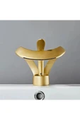 Lüks Gold Altın Şelale Lavabo Bataryası - 2