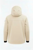 Erkek Çocuk Krem Outdoor Su İtici Kapüşonlu Kaban – Rüzgar Geçirmez, Hafif ve Dayanıklı - 4