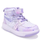 Vicco Yenni 946P25K416 Lila Ortopedik Günlük Işıklı  Kız Çocuk Spor Bot thumbnail 1