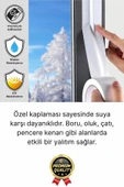 5 Adet Ekstra Güçlü Dayanıklı Su Geçirmez Sızdırmaz Yalıtım İzolasyon Beyaz Tamir Bandı 10 Mt 48 Mm - 2