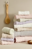 Soft Touch %100 Pamuk 70x140 cm Havlu Lila - 6