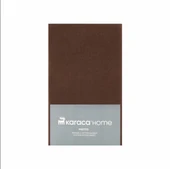 Karaca Home Motto Penye Fitted Çift Kişilik Çarşaf 160x200+30 cm Kahve - 4