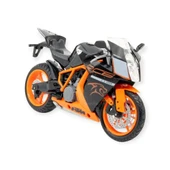 1:12 Ölçekli Model Motosiklet -  HX797 - Siyah - 4