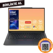 Lenovo ThinkPad E14 G6 U7 155H 16GB 512GB SSD 14" WUXGA Fdos Laptop + VIT Termometre 21M7006LTX 034 thumbnail 1
