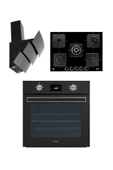 ukinox SİYAH ANKASTRE SET (NOVA/ARES70/VEGA60) - 1
