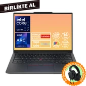Lenovo ThinkPad E14 G6 U7 155H 32GB 512GB SSD 14" WUXGA Fdos Laptop + Gaming Kulaklık 21M7006LTX 041 thumbnail 1