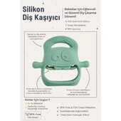 Periboia Koyu Yeşil Bebek Silikon Diş Kaşıyıcı - 3