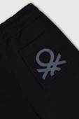 United Colors of Benetton Erkek Çocuk BNT-B23336 Jogger Eşofman Altı Siyah - 3