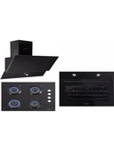 Kumtel 3'lü Ankastre Siyah Set (DA6-830 + KO-40TAHDF + B66-S2) - 1