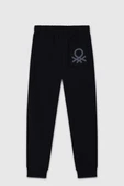 United Colors of Benetton Erkek Çocuk BNT-B23336 Jogger Eşofman Altı Siyah - 2