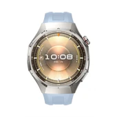 Huawei Watch GT6 Pro 46mm İle Tam Uyumlu Kordon Metal Tokalı Yumuşak Silikon Kordon Kayış  Mavi thumbnail 3