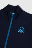 United Colors of Benetton Erkek Çocuk BNT-B23351 Sweatshirt Lacivert thumbnail 3