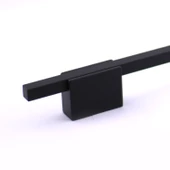 Boyut Siyah Metal 224 mm Mobilya Kolu Aksesuarı Uzun Dolap Kulpları Mutfak Çekmece Kulbu Kapak Kulbu thumbnail 8