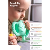 Periboia Açık Yeşil Bebek Silikon Diş Kaşıyıcı - 2
