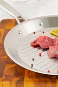 3ply Powersteel 316 Çelik Indüksiyon Tabanlı Grill Tava 28 Cm - 11