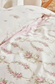 Alfia Pudra %100 Pamuk Çift Kişilik Nevresim Takımı thumbnail 5