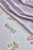 Le Mans Çift Kişilik Percale Nevresim Pike Takımı Lila thumbnail 7