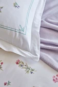 Le Mans Çift Kişilik Percale Nevresim Pike Takımı Lila thumbnail 8