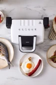 Future Pearl White Tost Makinesi 1800W 4 Dilim - 6