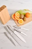 Jasper New 6 Parça Standlı Bıçak Seti - 3