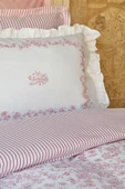 Versay Çift Kişilik Percale Nevresim Takımı Pembe - 4