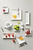 Forever Bone Trend Emboss 32 Parça 6 Kişilik Kahvaltı Takımı - 2