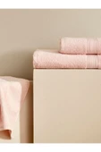 Soft Touch %100 Pamuk 70x140 cm Havlu Pudra thumbnail 4