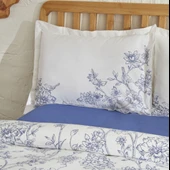 Karaca Home Reese Pamuk Tek Kişilik Pike Takımı Mavi thumbnail 7