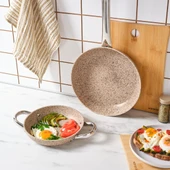 Karaca Biogranit Nare Tava Sahan Set Wood - 4