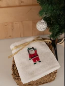 Pamuklu İkili 50x80 cm Modern Nakışlı Desenli Hediyelik Havlu Seti Baveno thumbnail 2