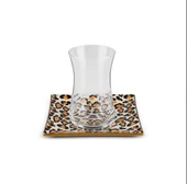   Karaca Leopar Kare 12 Parça Çay Seti - 3