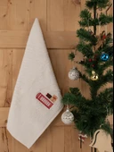 Pamuklu İkili 50x80 cm Modern Nakışlı Desenli Hediyelik Havlu Seti Baveno thumbnail 4