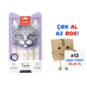 Wanpy Ton-Yengeç Krema Likit Kedi Ödülü 5x14gr 12'li Paket - 1