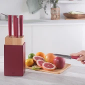 Karaca Viego 6 Parça Bıçak Seti Kırmızı thumbnail 1